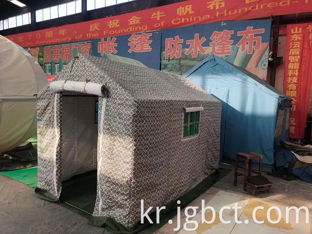 Customized processing of cotton tents